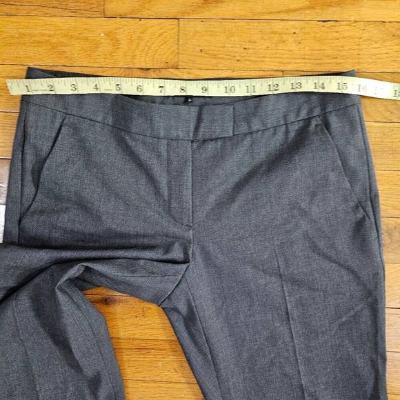 NWT Theory Women's Wool Pants Size 6 Gray Trousers Pockets Dress Pants - Picture 9 of 10